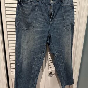 Anthropologie Dark Blue Denim Jeans